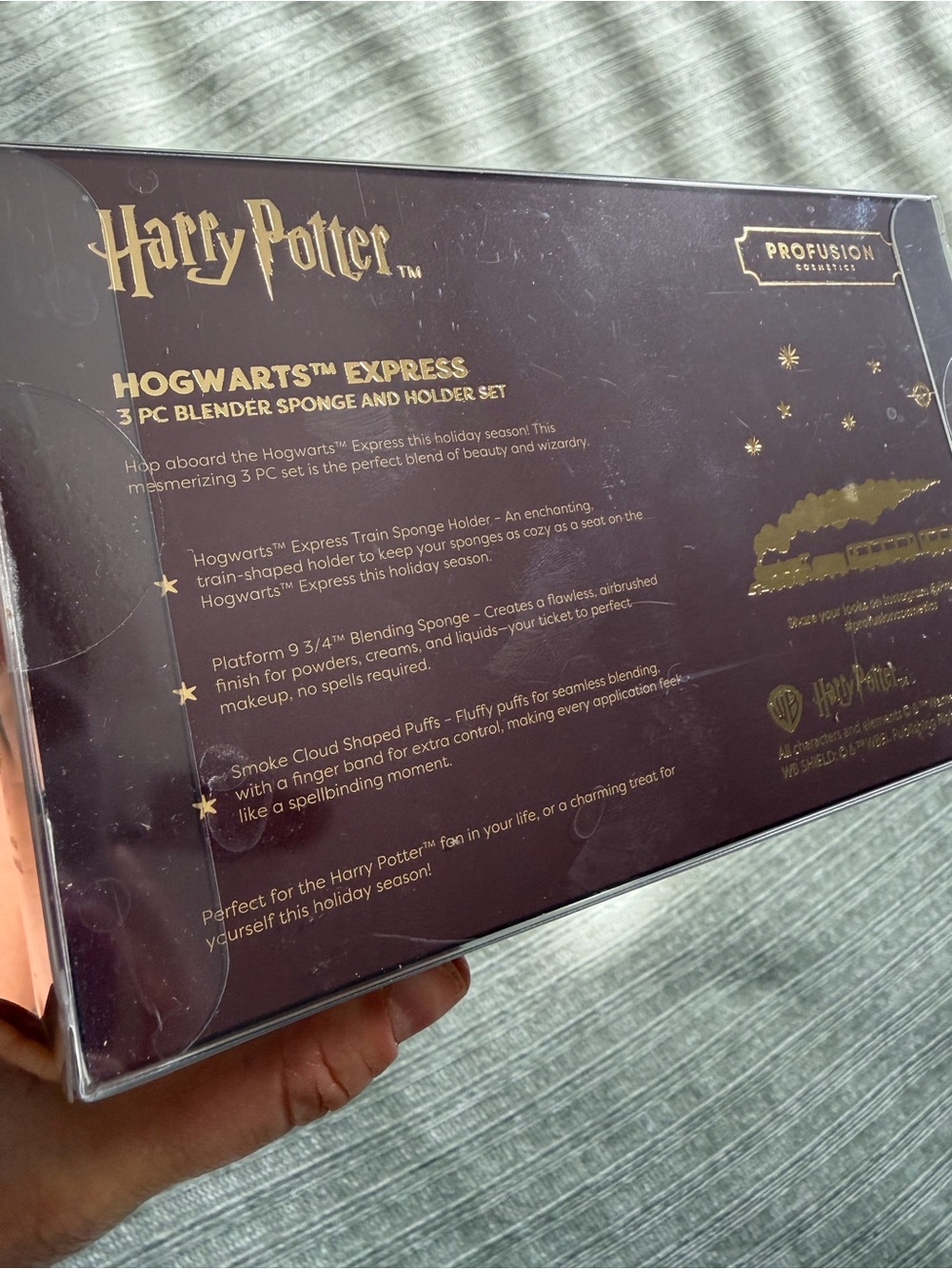 Harry Potter Hogwarts Express Blender Sponge Holder Set - Profusion Cosmetics - Picture 8 of 8